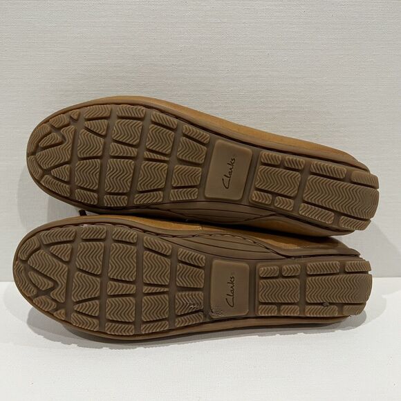 Clarks Collection Moccasins Size 7 Tan Dameo Swing Leather Driving Loafer - Picture 10 of 12
